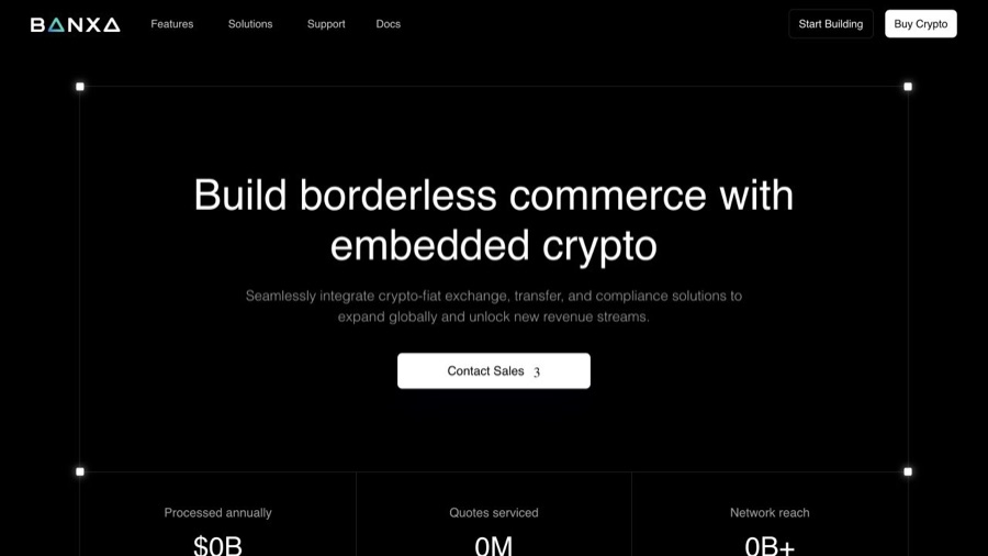 Banxa — buy USDC with a card
