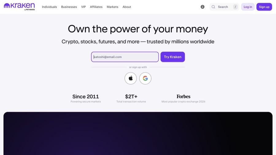 Kraken — buy USDC with a card
