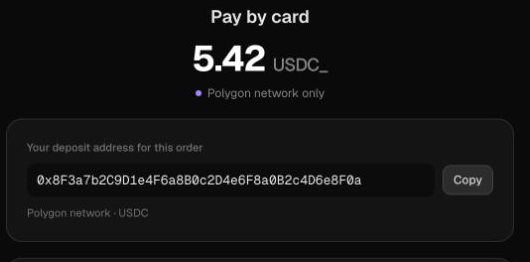 Pay with your card
